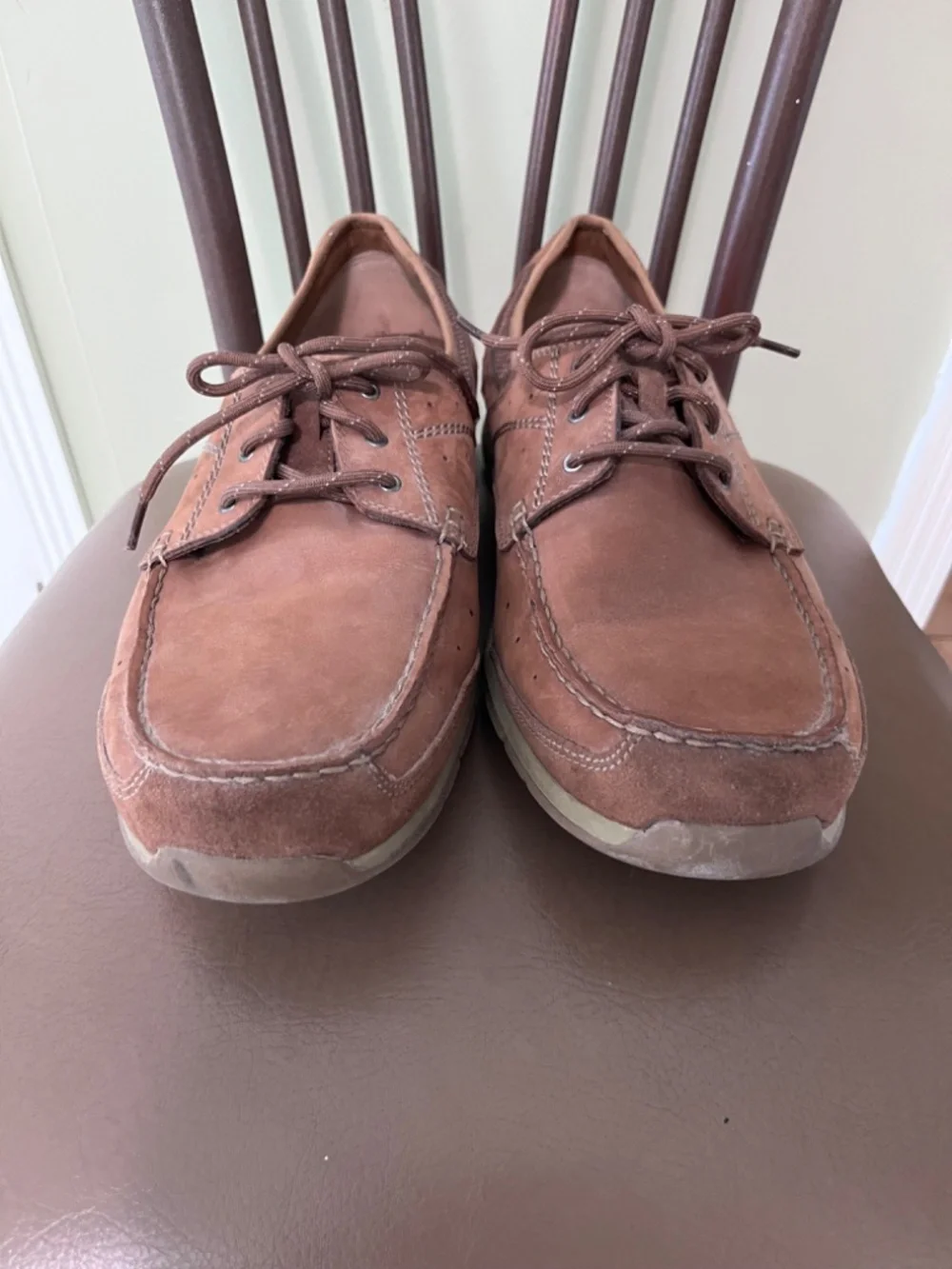 Clarks Armada English Oxford Brown Suede/Nubuck/Men’s Size 15M